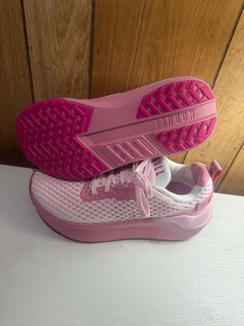NoBull Women's Soft Pink Journey 2 Running Shoes Sneakers FTRUN0071U0025